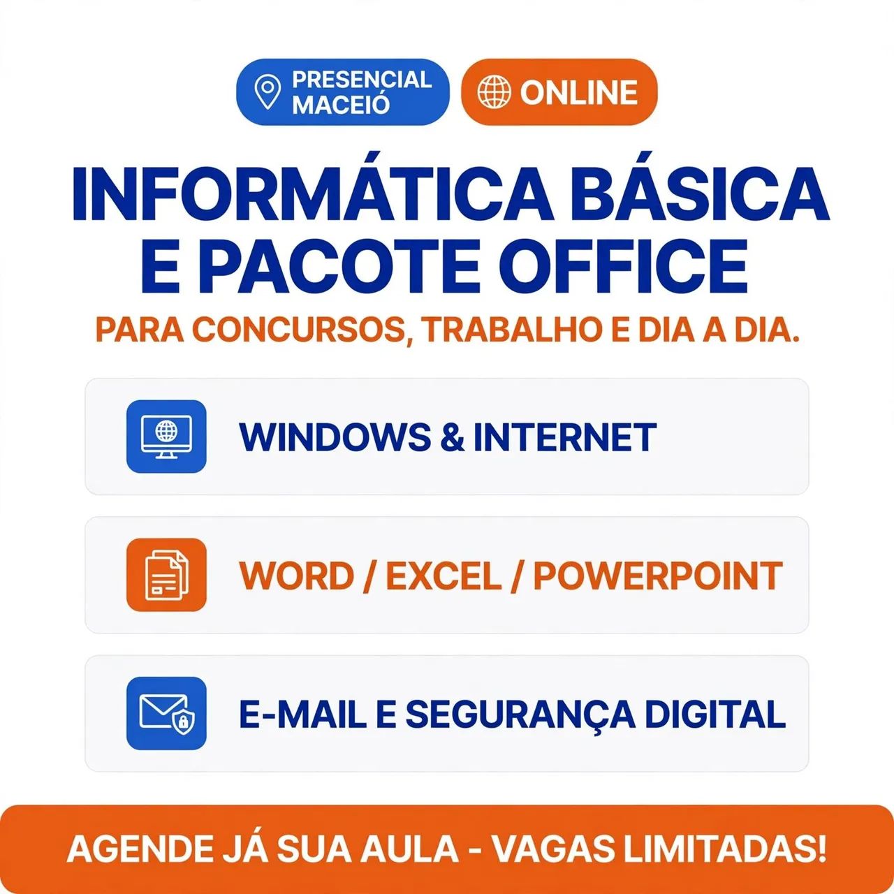 Informática Básica e Pacote Office - Para Concursos e Trabalho 