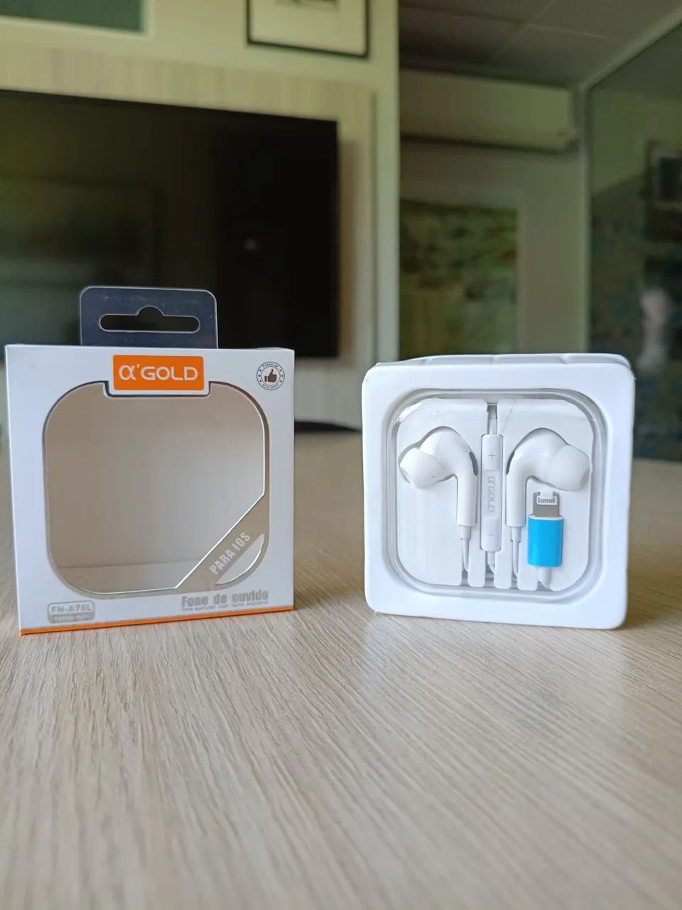 Fone de ouvido com fio iPhone