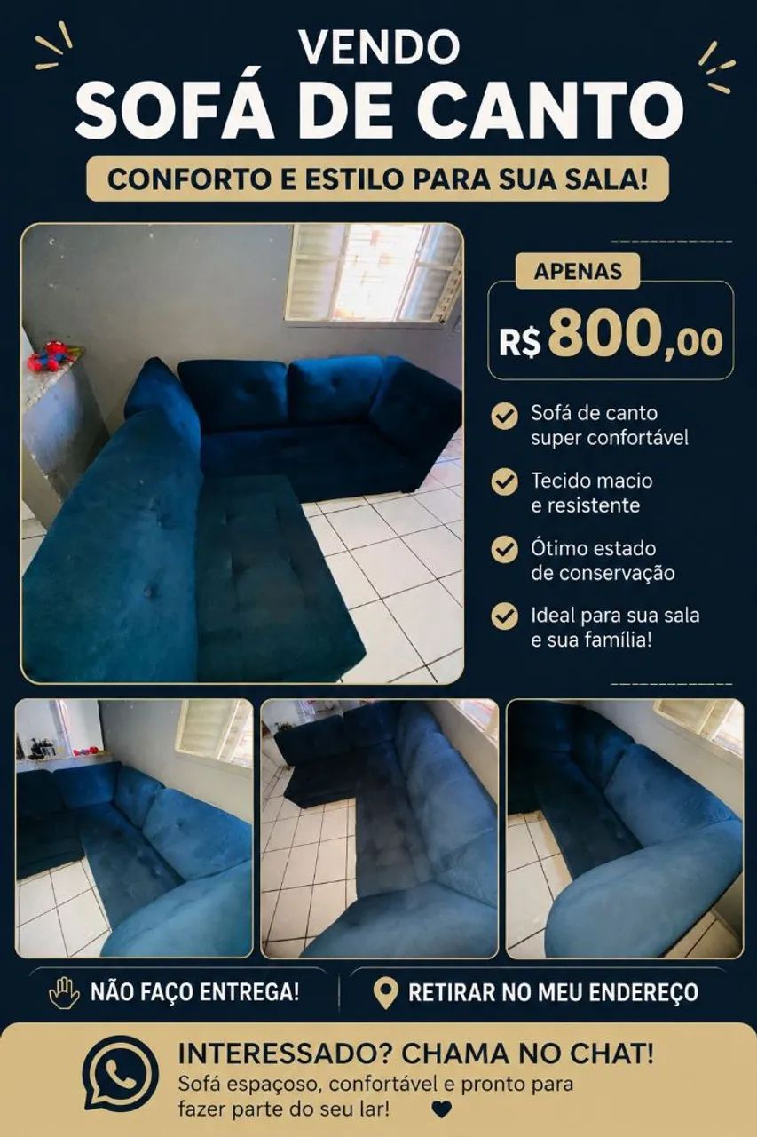 VENDO SOFÁ DE CANTO 
