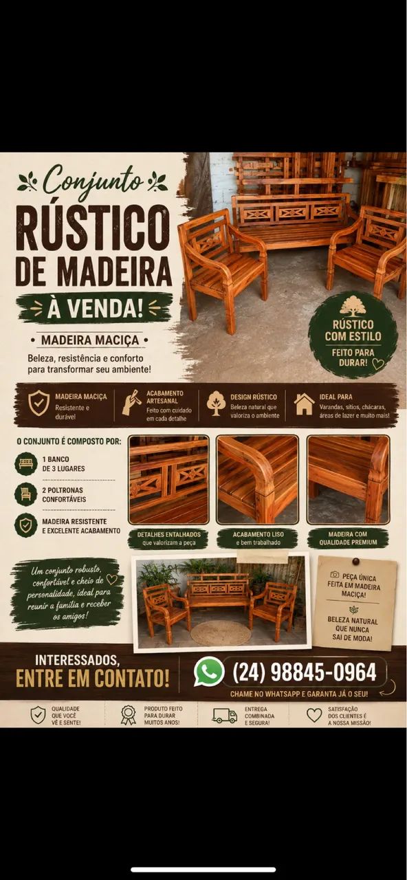 Conjunto de banco - Foto 3