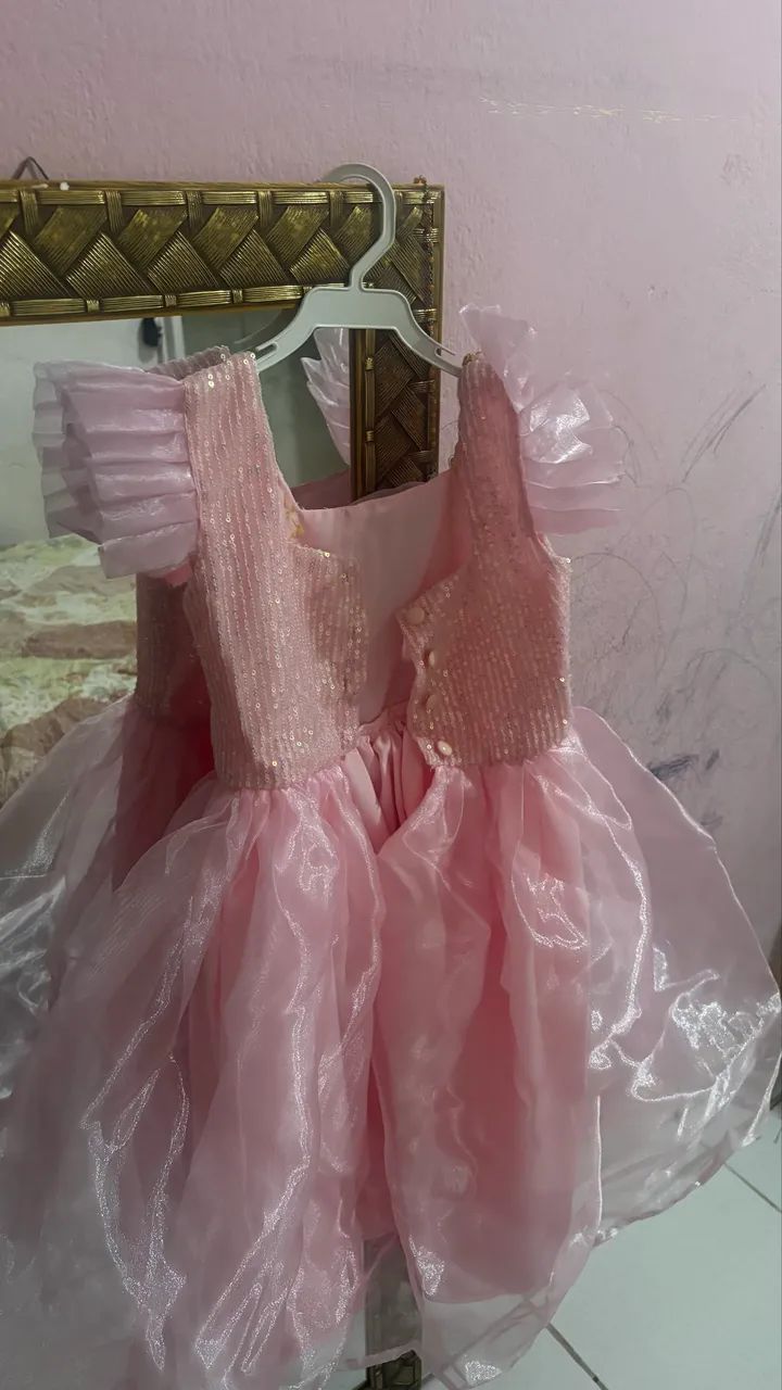 Vestido princesa rosa - Foto 5