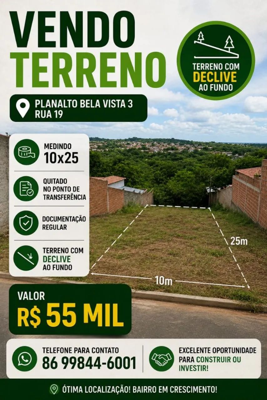 Vendo terreno 