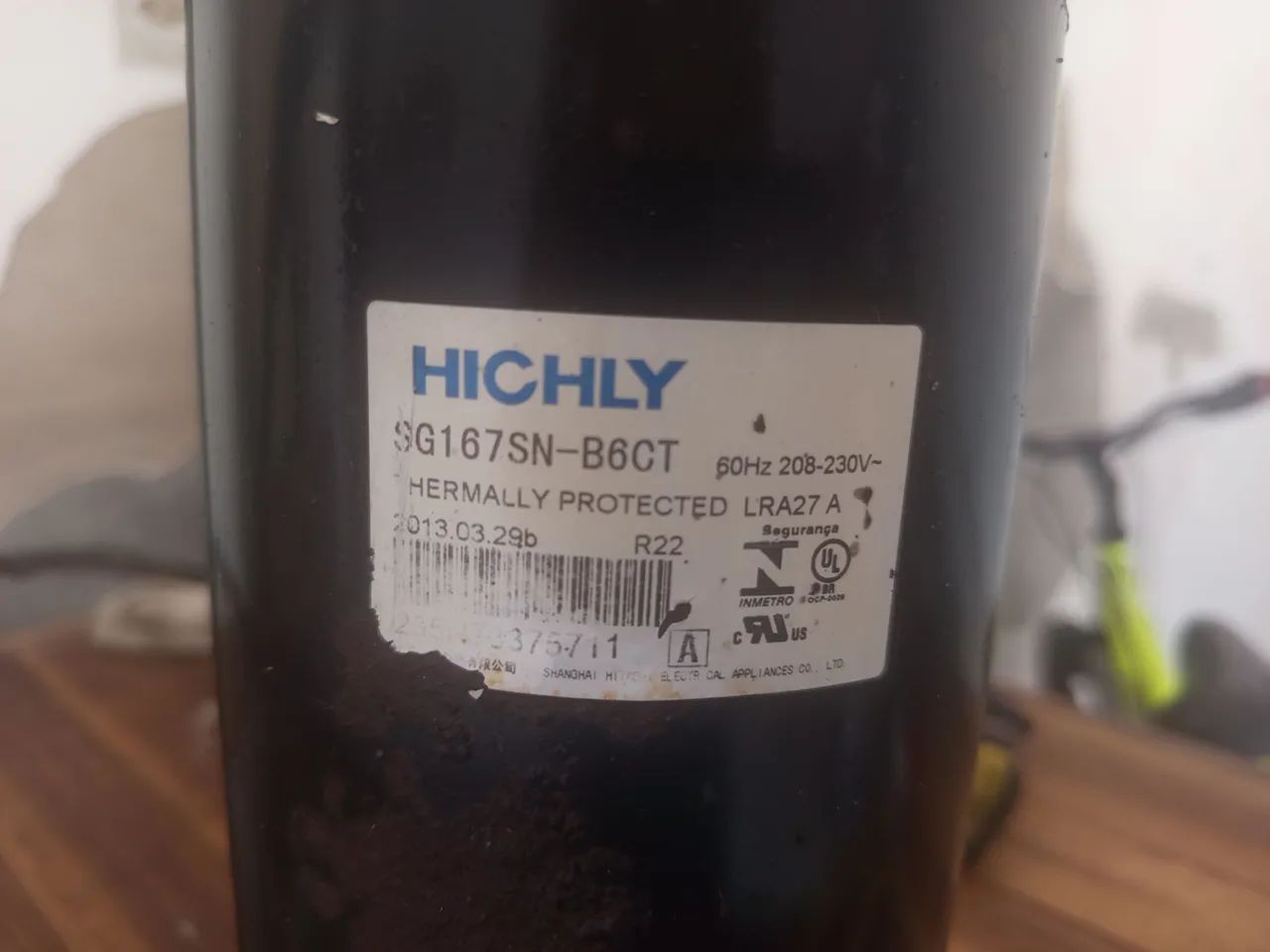 Compressor Ar Condicionado Split 12.000 BTUs (Funcionando) - Foto 3