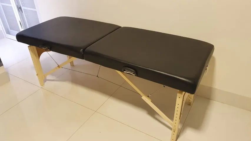 Maca Profissional Dobrável Barelle para Massagem e Estética