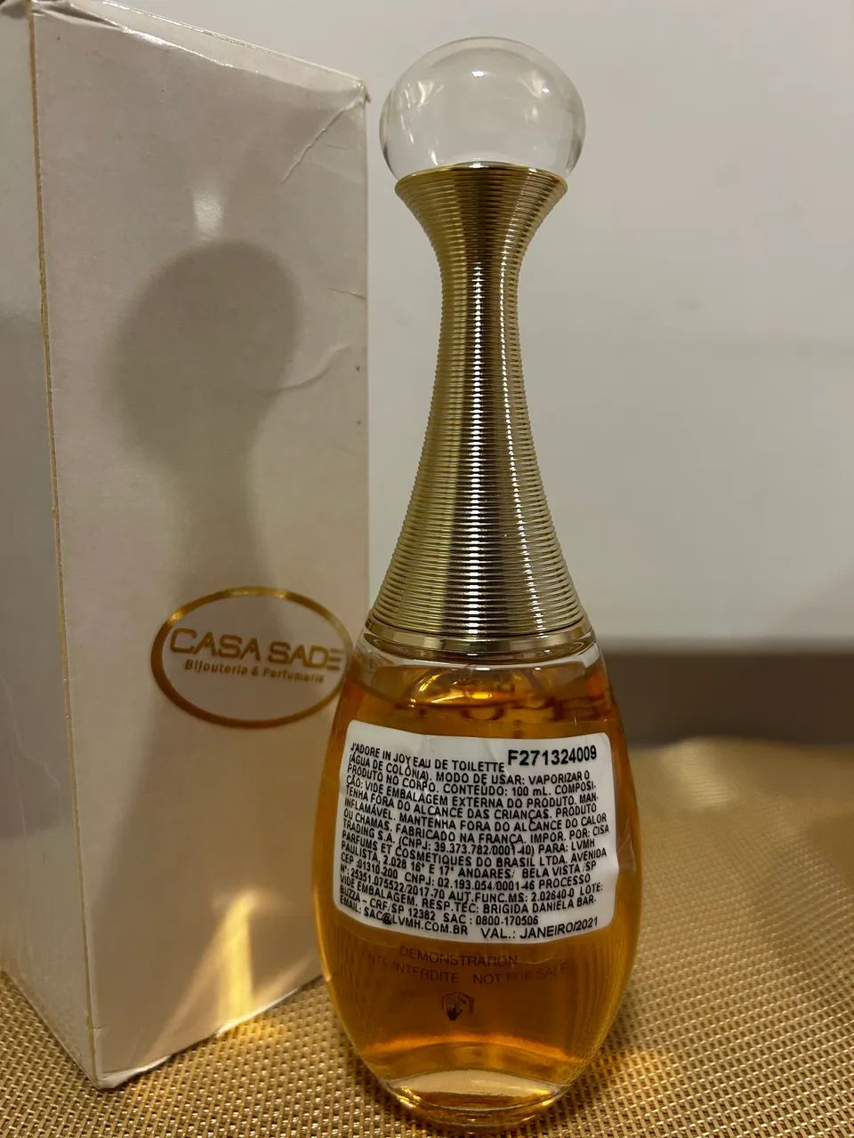 Jadore In Joy 100 ml T.ester Descontinuado - Foto 5