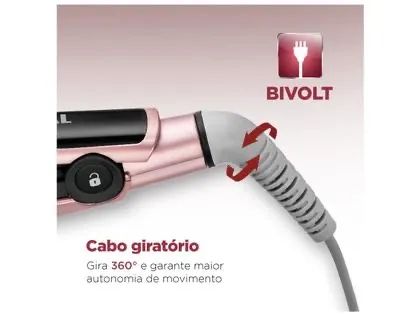Chapinha/Prancha de Cabelo Mondial P-20 C - Cerâmica 220C - Foto 5
