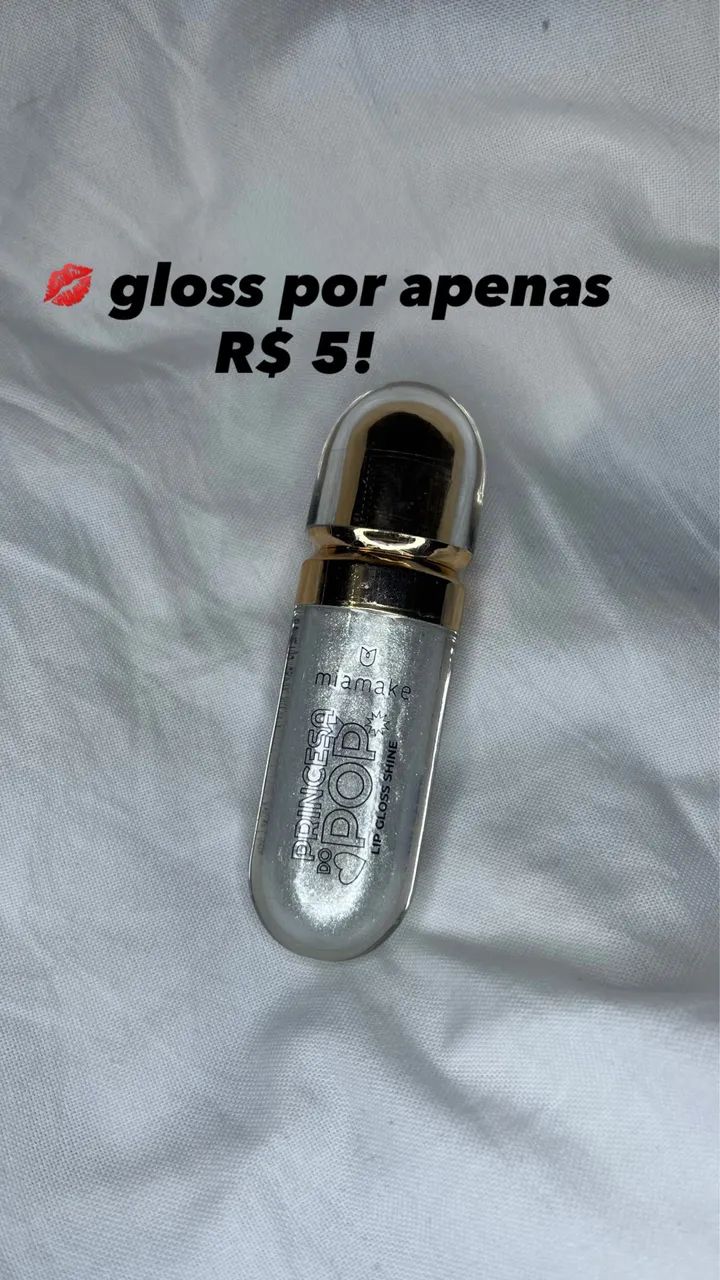 * Gloss Labial com Brilho - Apenas R$5