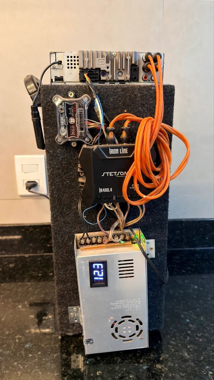  VENDO CAIXA DE SOM AUTOMOTIVO COMPLETA - Foto 5