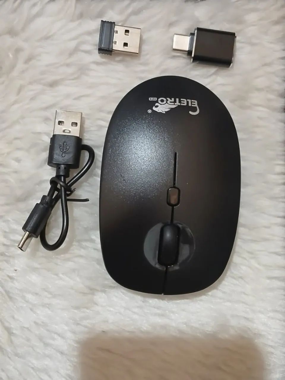 Mouse sem fio de Modo duplo Interface USB/tipo C