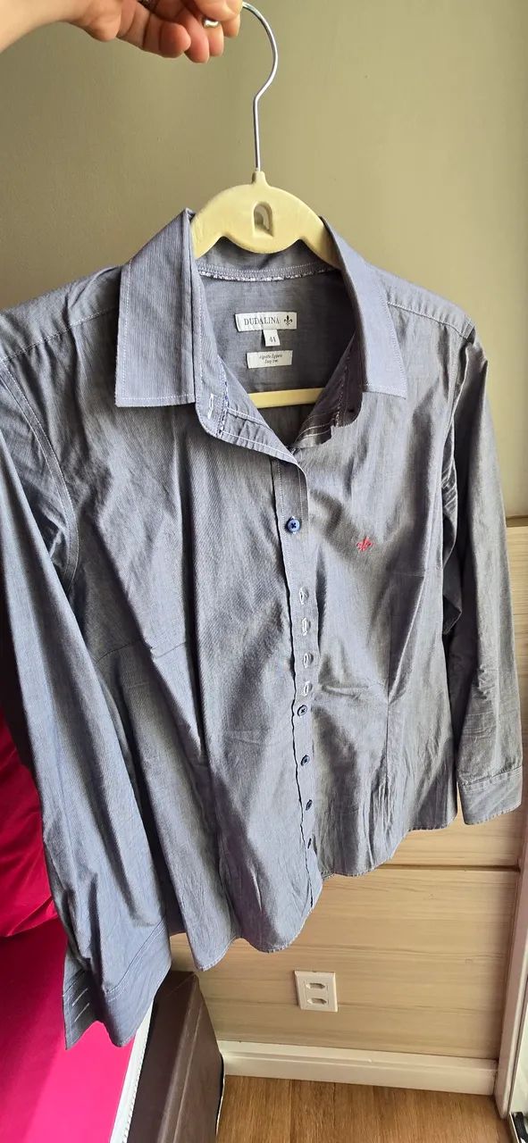 02 camisas DUDALINA TAMANHO 44 - Foto 4