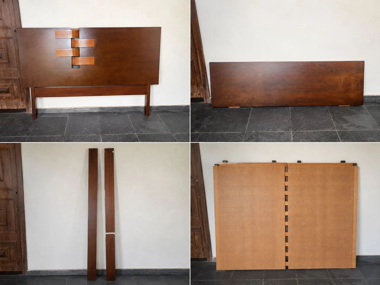 Cama de Casal Lider em Madeira, sem colchão