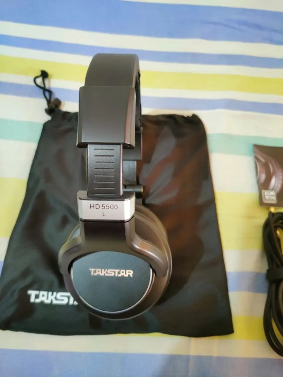 Fone DJ Takstar HD5500 + Case BUBM - Foto 2