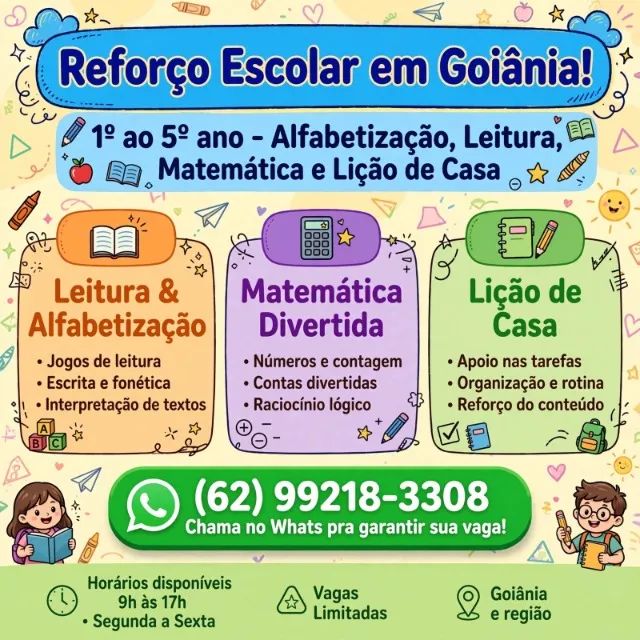 Reforço Escolar em Goiânia! - Foto 5
