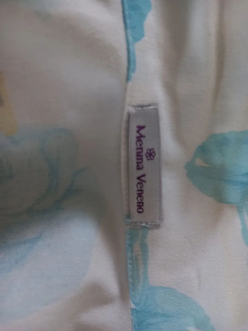 Cropped estampado floral com lycra - Foto 3