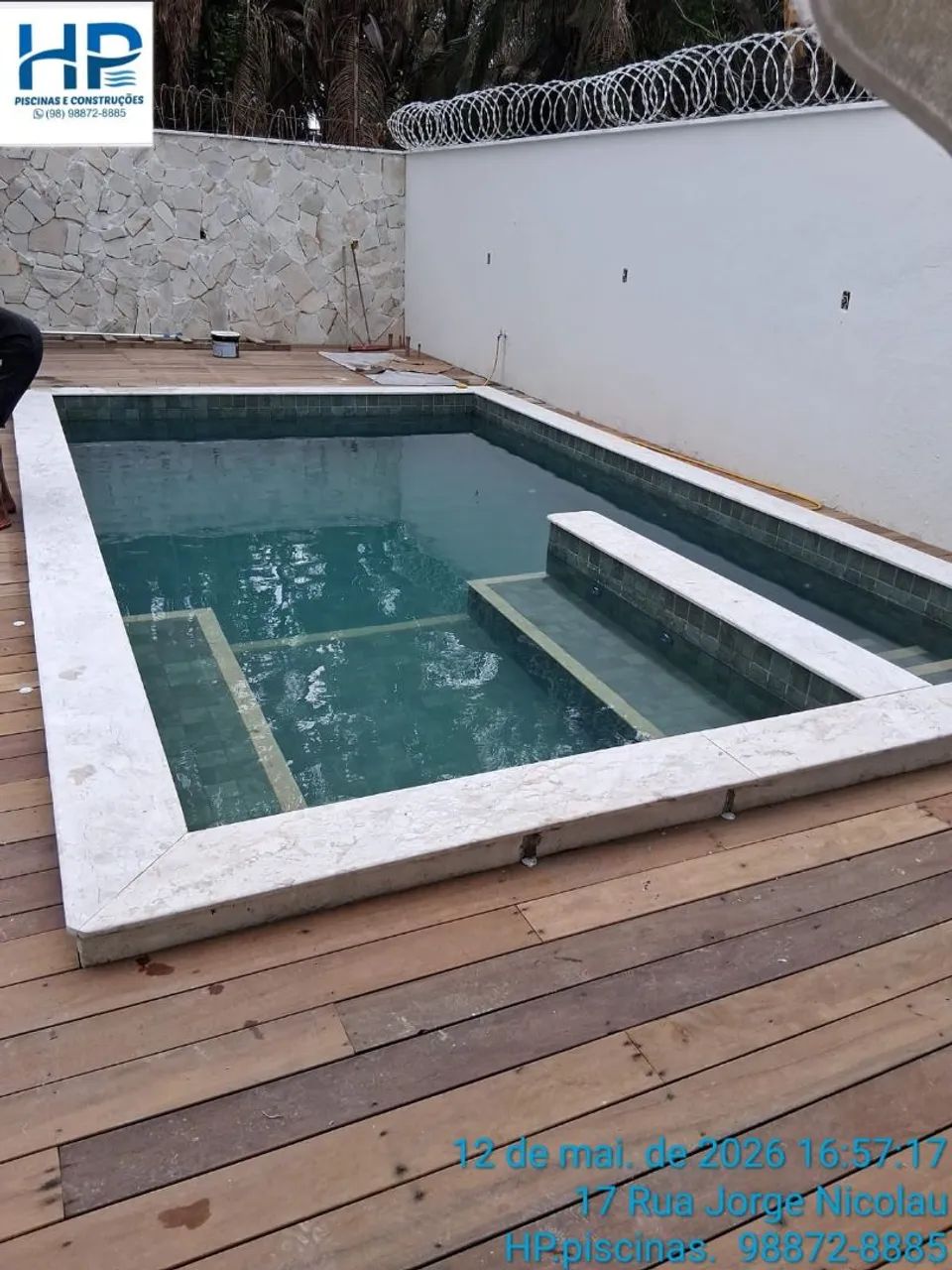 Piscina de alvenaria.  - Foto 5