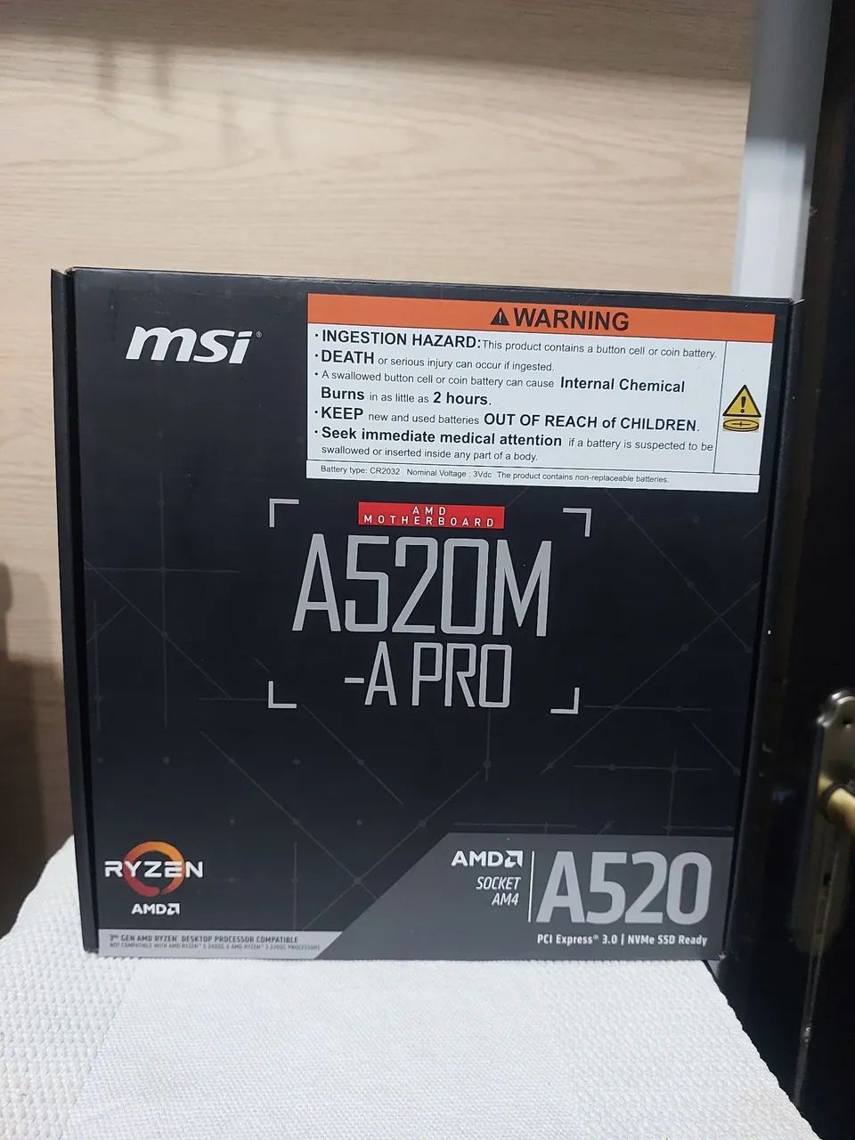 Placa mãe A520m-A PRO Novo 