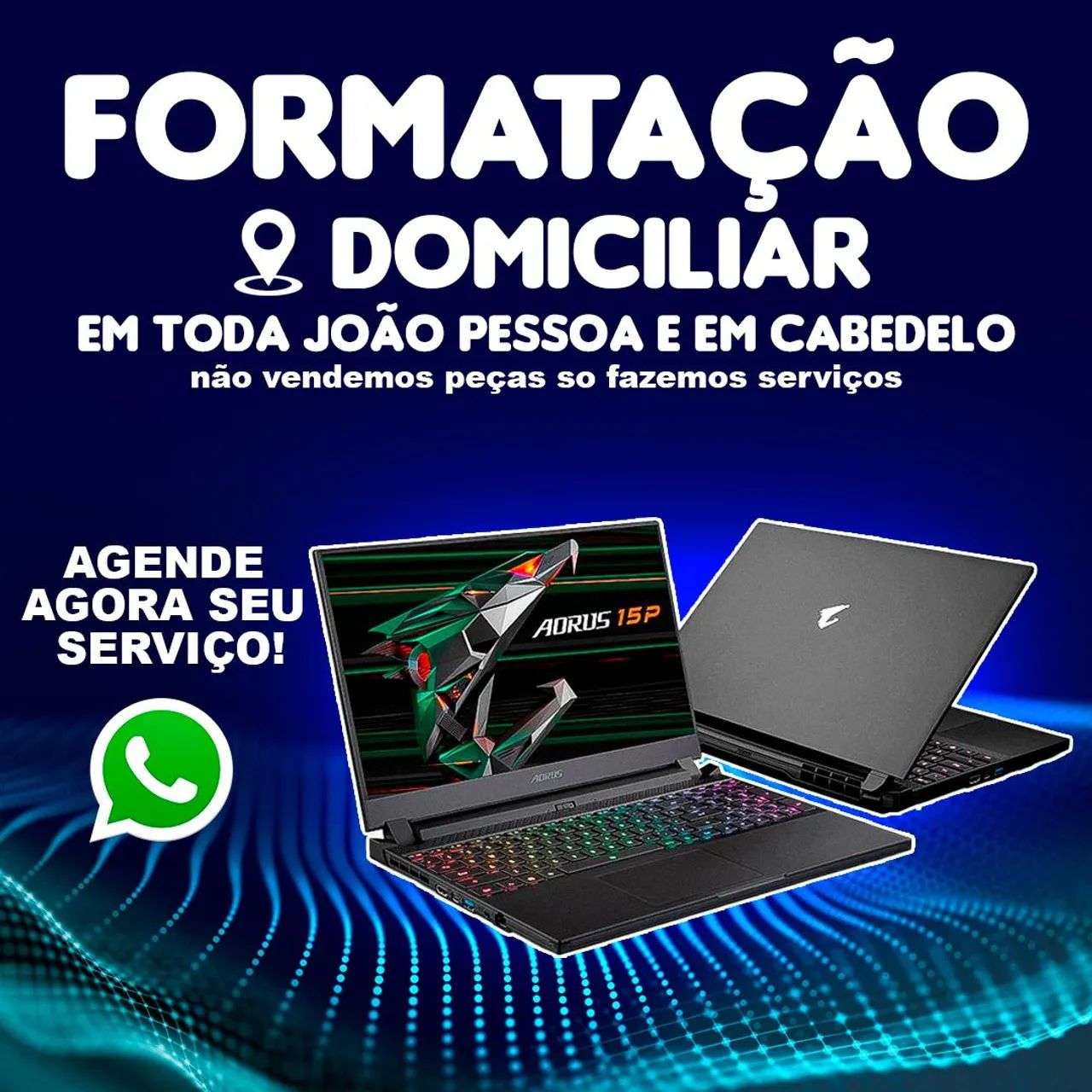 Formatação a Domicílio, em toda a João pessoa 
