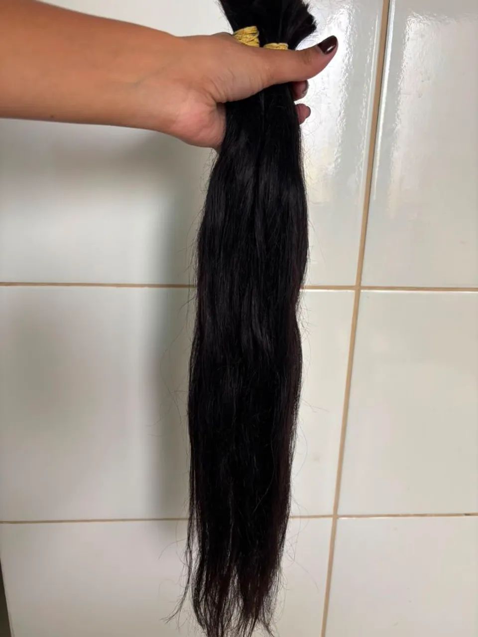 Cabelo ondulado indiano virgem 55 cm - Foto 5