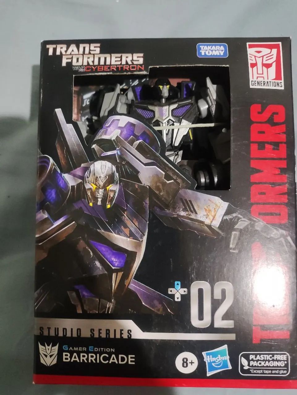 Transformers Studio Series Gamer Barricade Lacrado