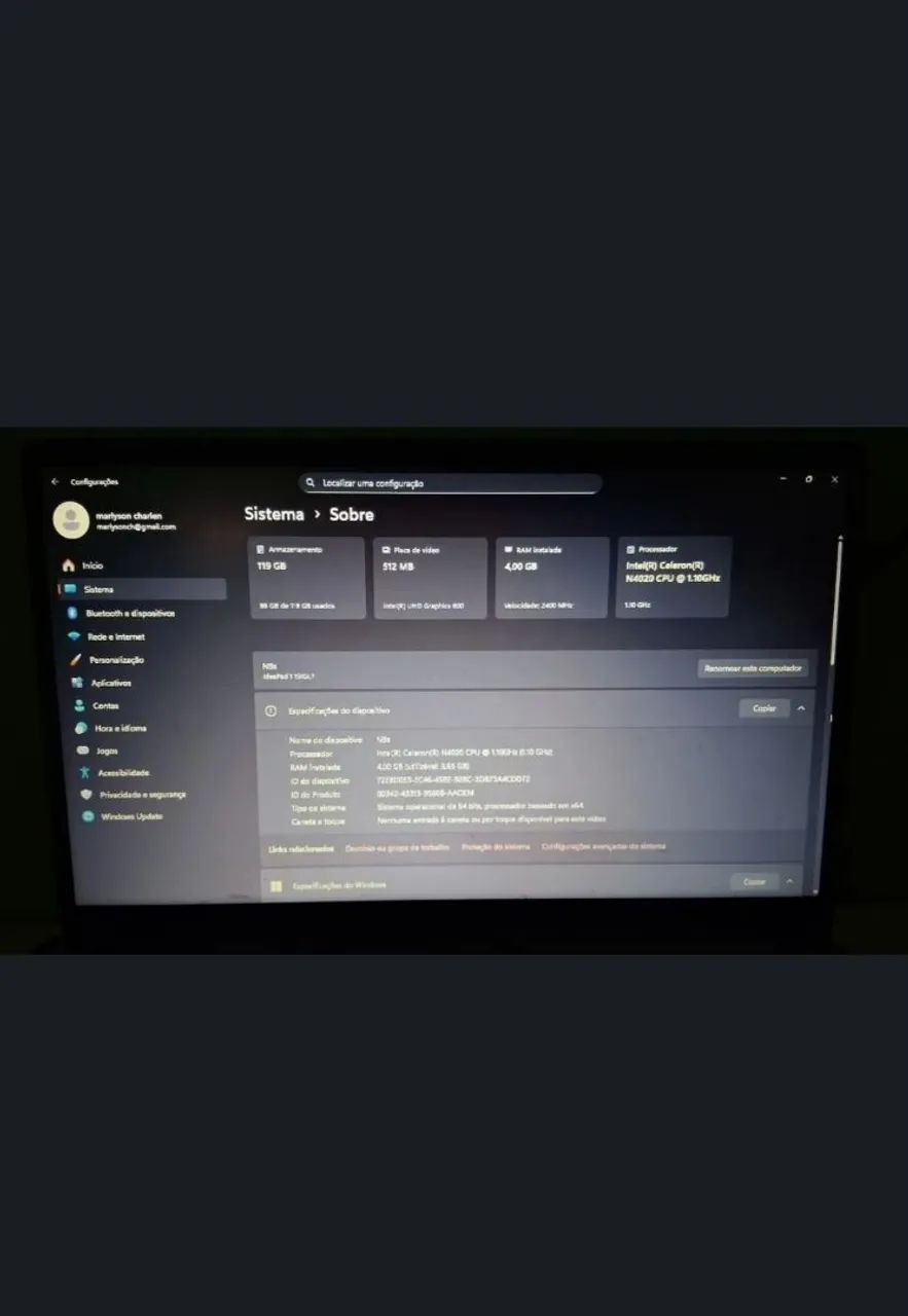 Notebook Rápido e Pronto para Uso - Ideal para Estudos e Trabalho! - Foto 2