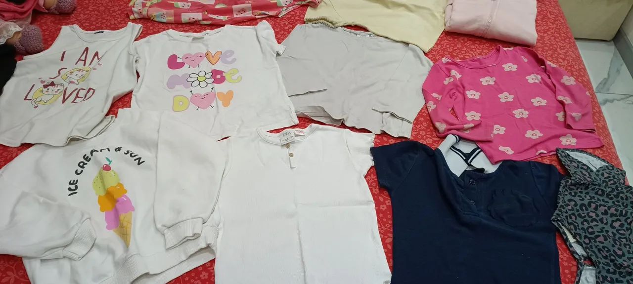 Combo de roupas infantil 3/4 4/5 da zara - Foto 4