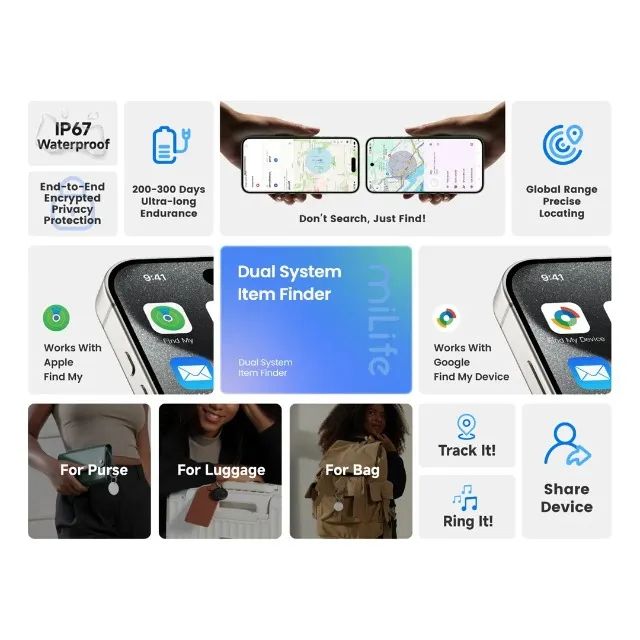 Tag MiLife Duo iOS e Android Global localizador - Foto 3