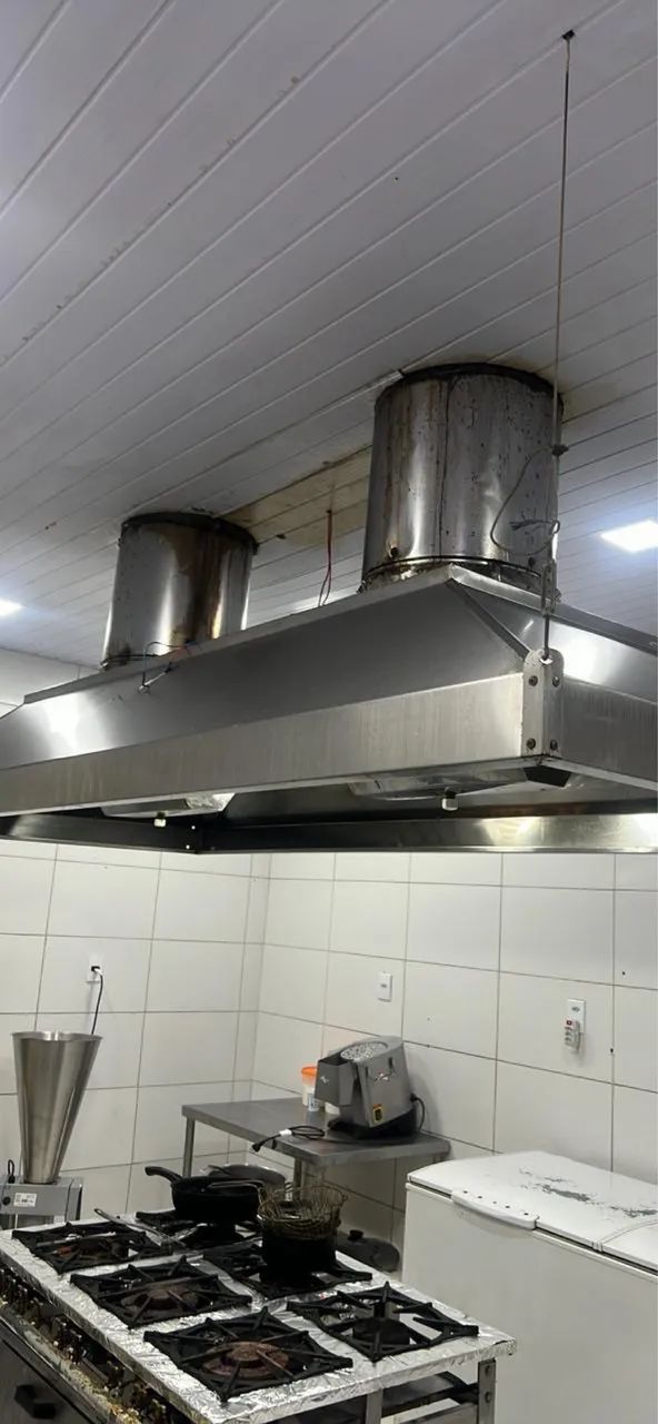 Coifa industrial + chapa lanche  - Foto 3