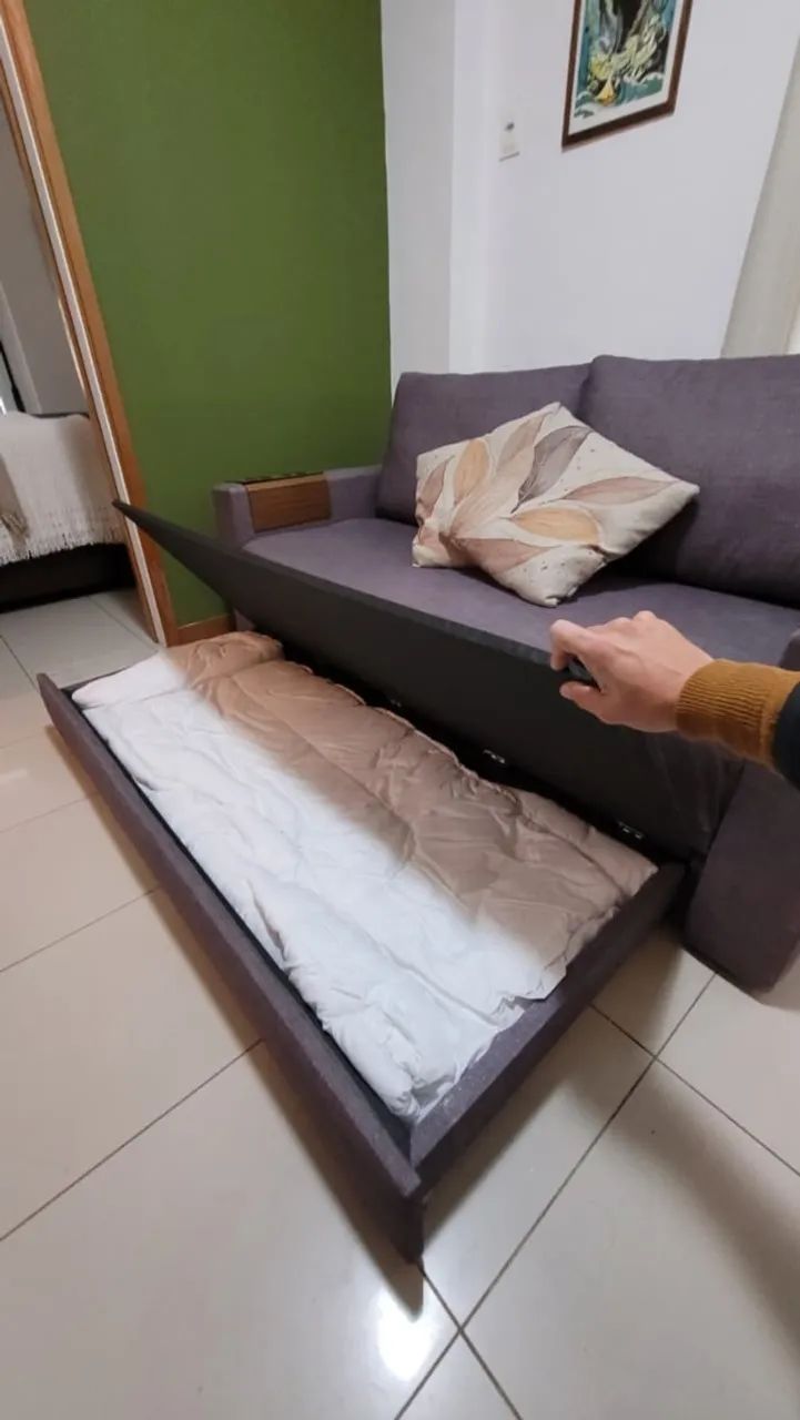 Sofá Cama Habitato 3 posições ótima qualidade - Foto 4