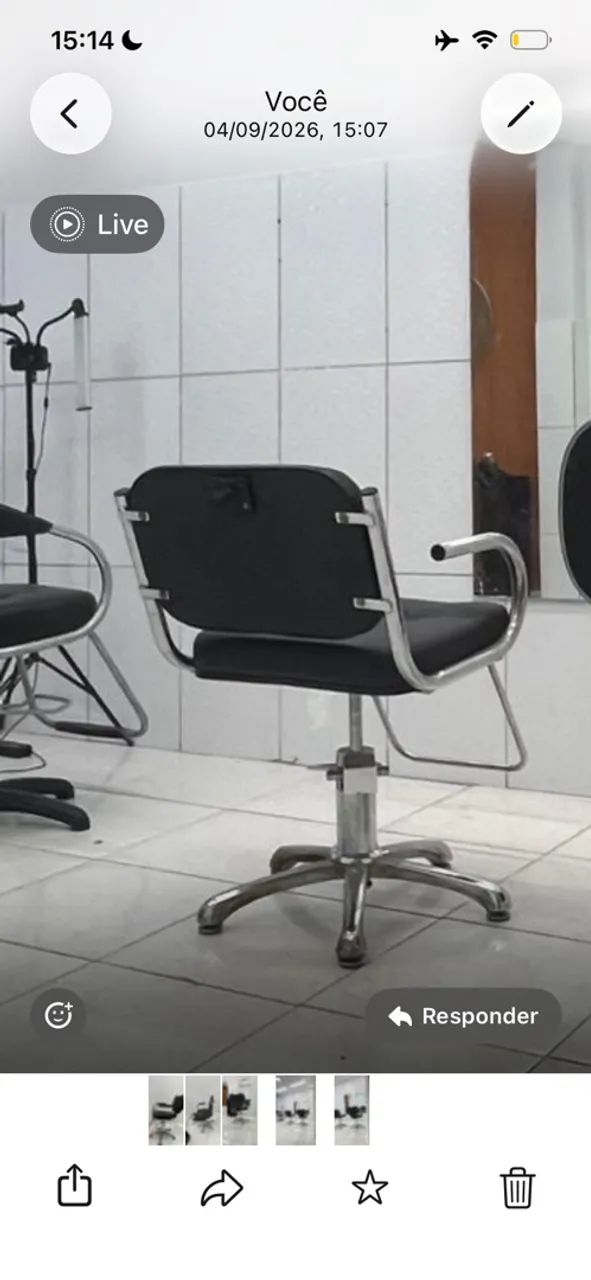 Cadeira pra salão  - Foto 2