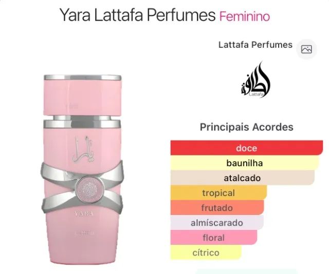 Perfume Arabe Lattafa Yara Collection 4 × 25 Ml - Foto 3