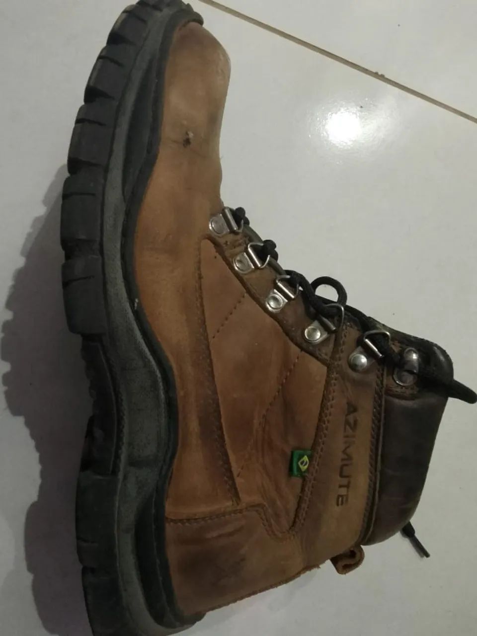 Coturno em couro - Foto 3