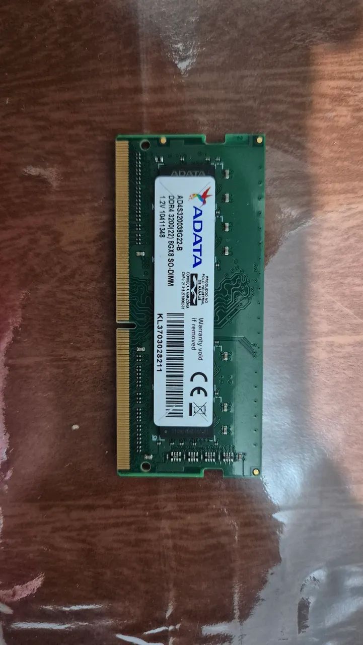 Memória DDR4 Adata 3200mhz