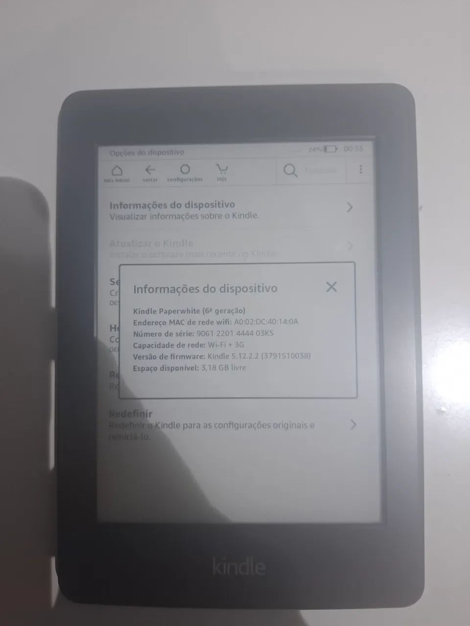 Kindle Paperwhite 6ª geração  - Foto 3