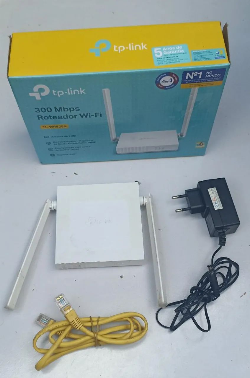 Roteador repetidor TP-Link duas antenas (entrega) 