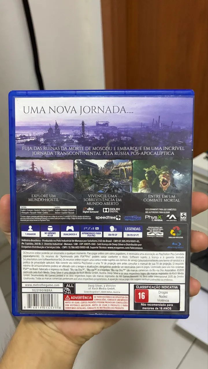 Metro exodus jogo ps4  - Foto 2