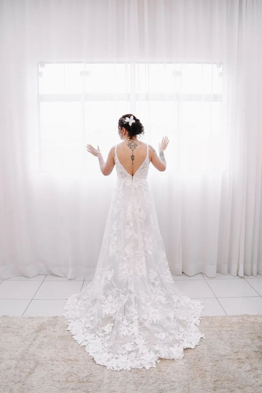 Vestido de noiva perfeito! - Foto 4