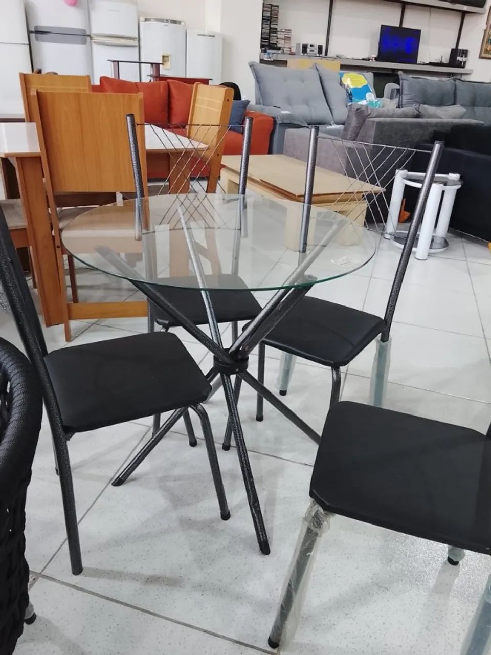 MESA C/ TAMPO DE VIDRO - Foto 2