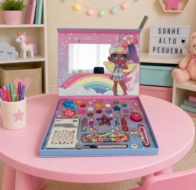 Kit de maquiagem infantil fada  - Foto 4