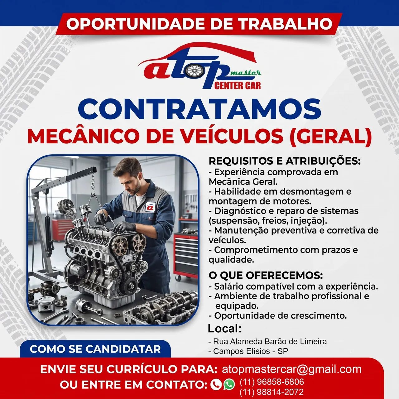 Vaga Emprego - Mecanico
