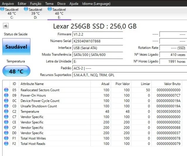 SSD SATA LEXAR NS100 256GB - Foto 4