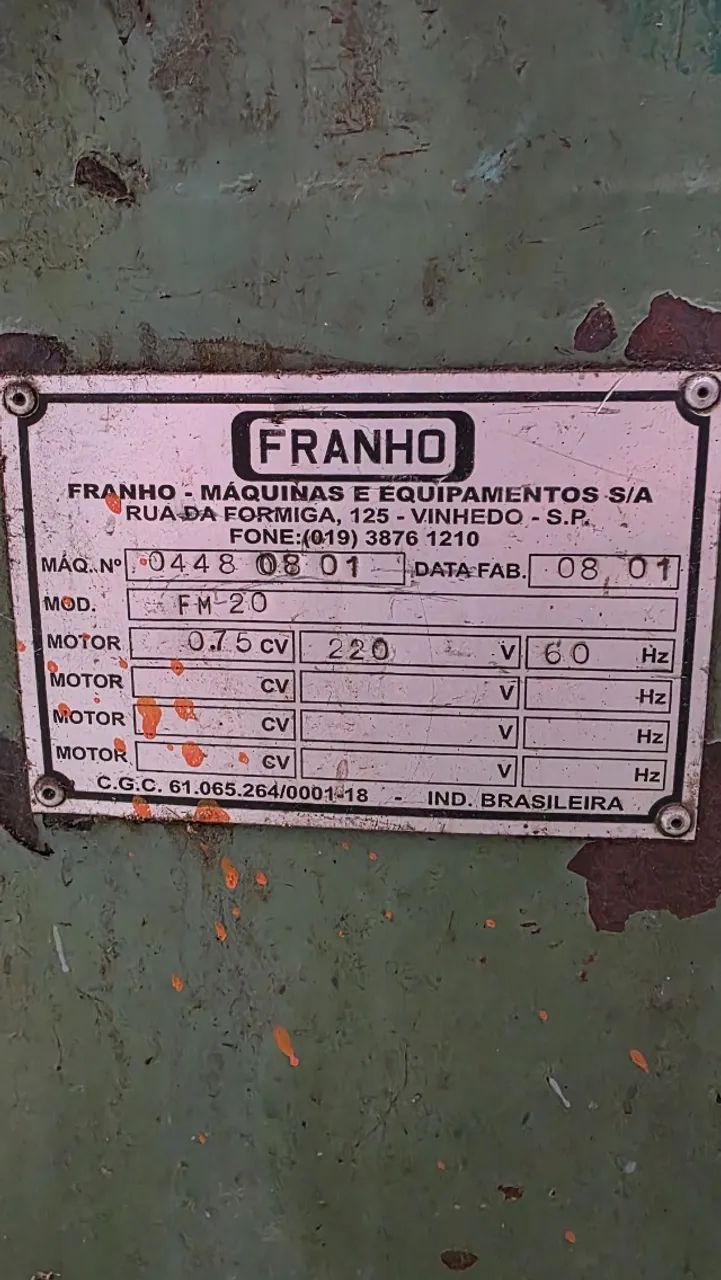 SERRA HORIZONTAL FRANHO FM-20 - PARA AÇO  - Foto 4