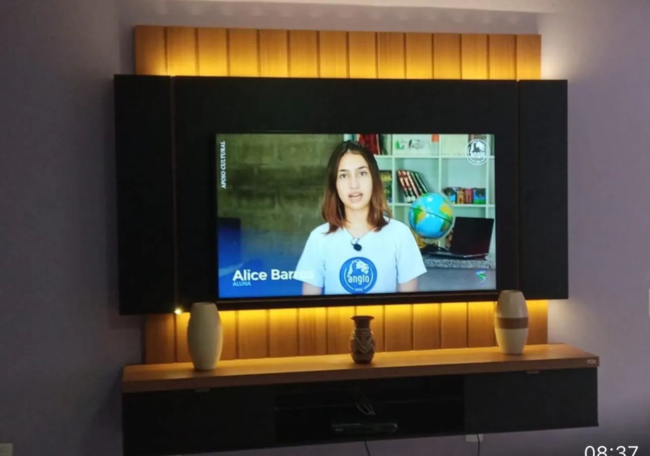 Painel para tv com led