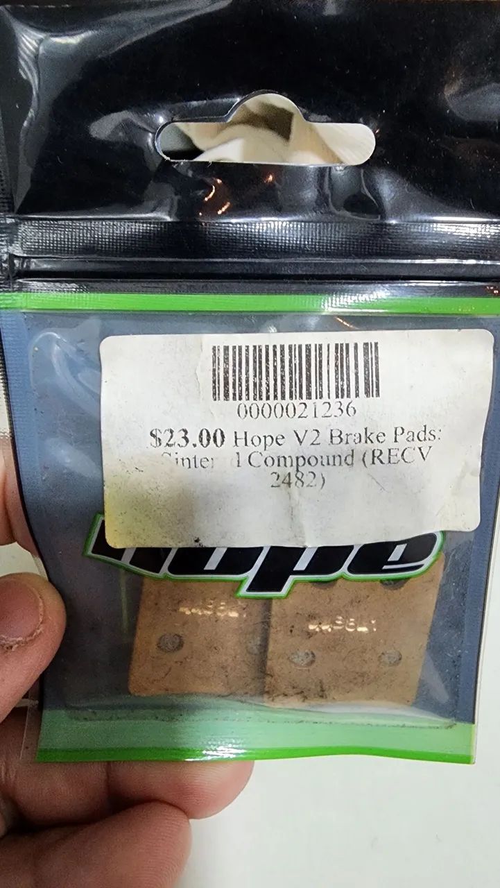 Pastilhas freios hope v2 novas