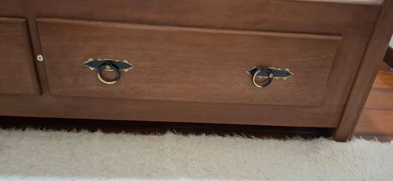 Cama Queen Madeira Maciça c/ 4 Gavetões 476424330292776963