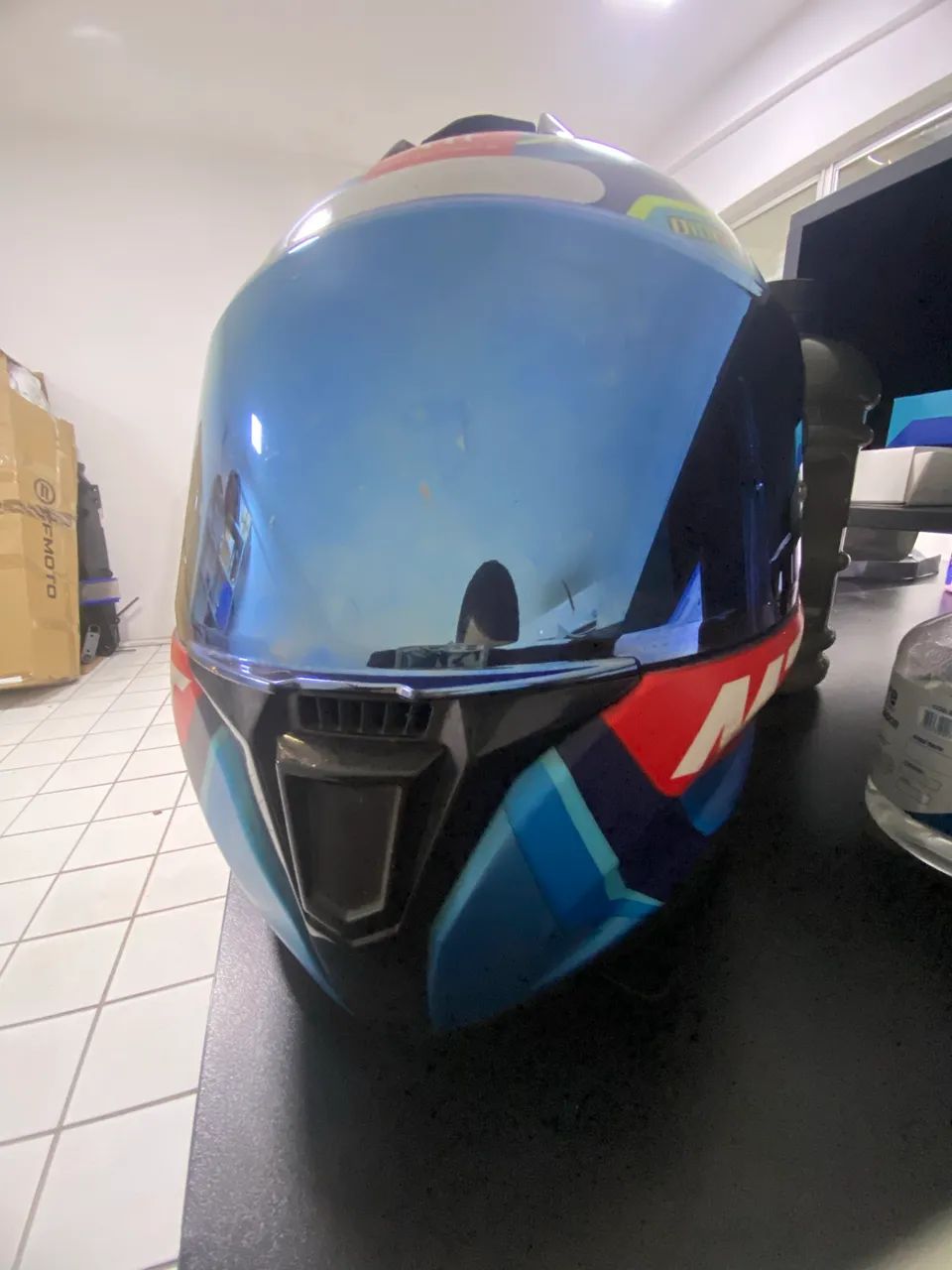 Capacete MT edição moto GP - Foto 5
