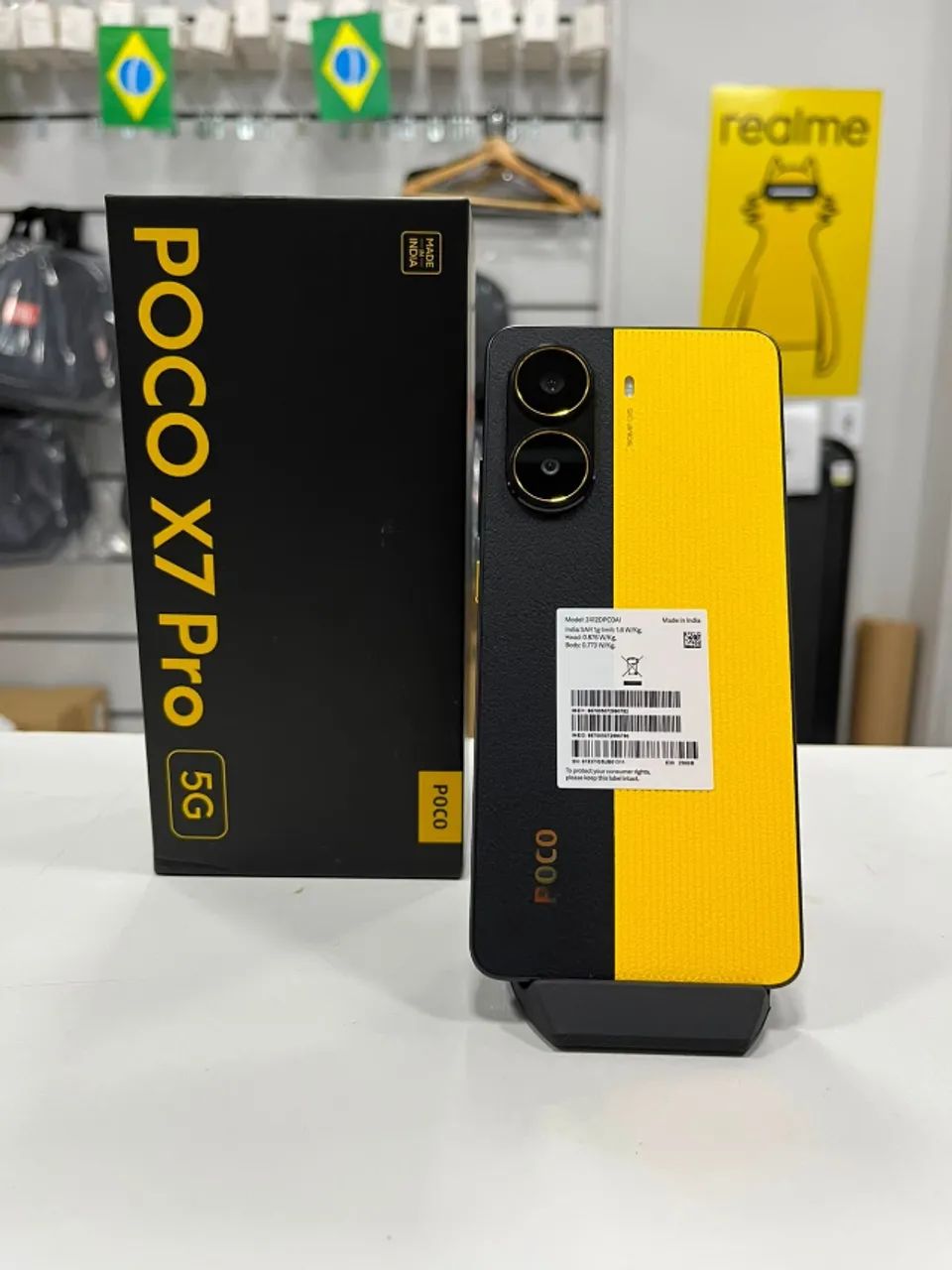 POCO X7 PRO 12GB RAM +256GB ROM 5G INDIANO AMARELO NOVO NA CAIXA