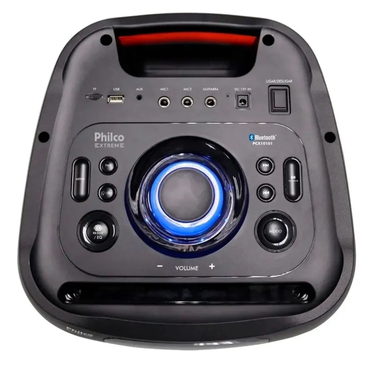 Caixa De Som Philco Pcx10101 Amplificada Led Bluetooth 2000w - Foto 5