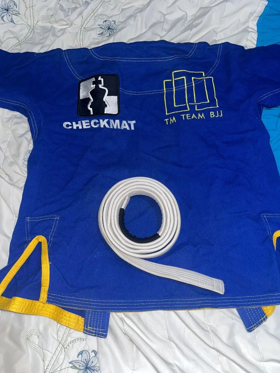 Kimono Checkmat com faixa  - Foto 4