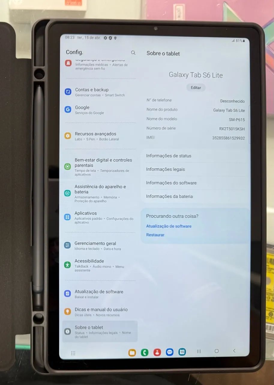 TAB S6 LITE 64 GB P610