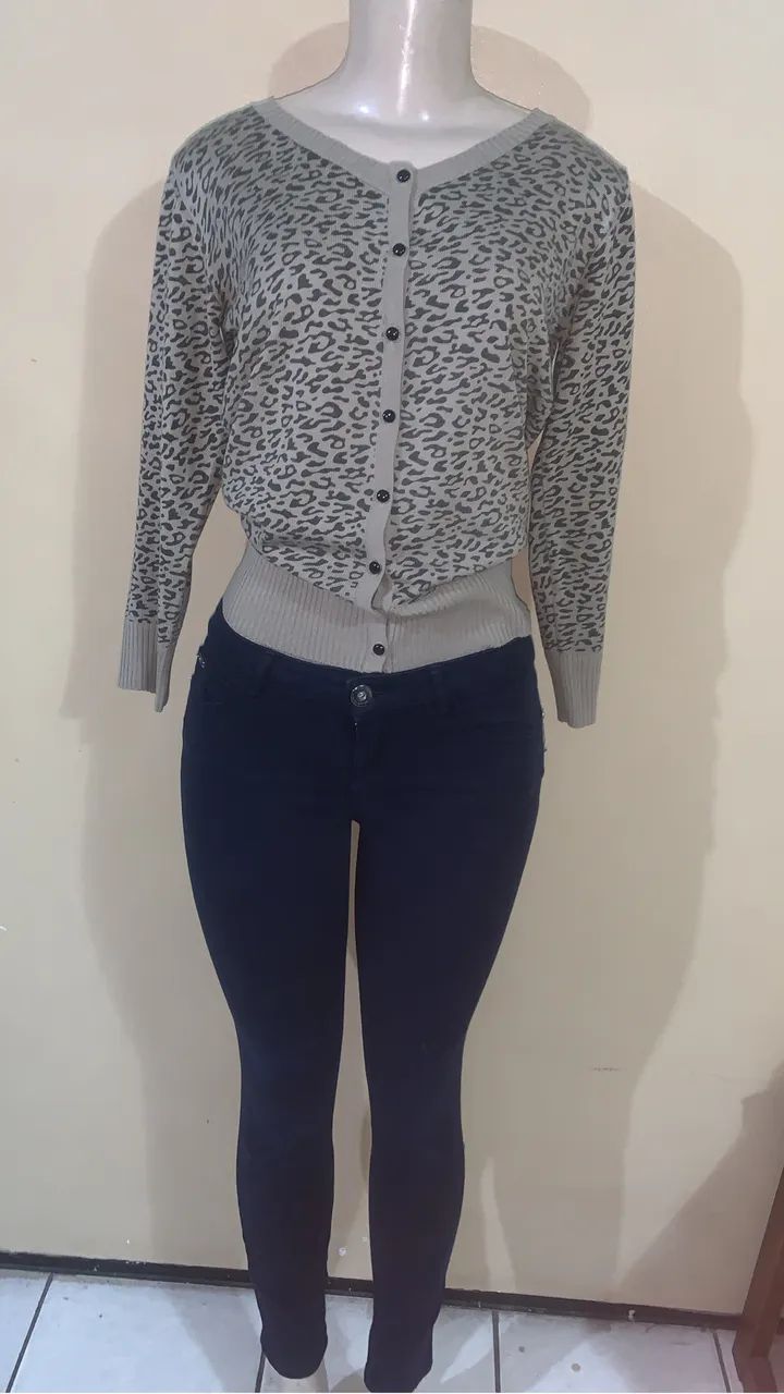 Cardigan oncinha 
